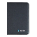 Folder with various compartments and notepad, A4 black colour second main view