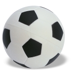 Anti-stress football, artificial leather white/black colour