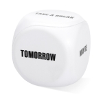 Anti-stress cube, for office or home use white colour