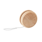 Wooden yo-yo children's toy wood colour third view