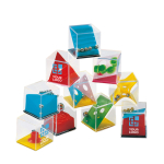 Skill game collection in a plastic box multicolour colour view with print area