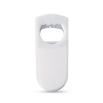 Bottle openers in plastic for promotional events white colour