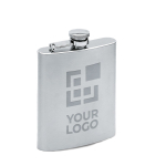 Hip flask for promotional gifting, 200 ml view with print area