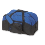 Travel bag with adjustable strap, 600D polyester blue colour