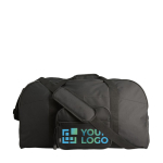 Travel bag with adjustable strap, 600D polyester view with print area