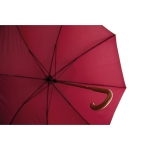 Manual umbrella with pole, tips and crown, Ø 104 burgundy colour second view