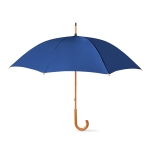 Manual umbrella with pole, tips and crown, Ø 104 blue colour