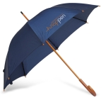 Manual umbrella with pole, tips and crown, Ø 104 blue colour main view