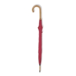 Manual umbrella with pole, tips and crown, Ø 104 red colour third view