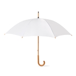 Manual umbrella with pole, tips and crown, Ø 104 white colour