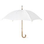 Manual umbrella with pole, tips and crown, Ø 104 white colour third view