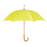 Manual umbrella with pole, tips and crown, Ø 104 yellow colour