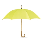 Manual umbrella with pole, tips and crown, Ø 104 yellow colour third view