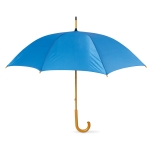 Manual umbrella with pole, tips and crown, Ø 104 royal blue colour