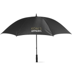 XXL golf umbrella with fibreglass stick, Ø 132 black colour main view