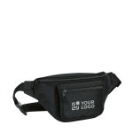 Bum bag with card pocket, made of 600D polyester view with print area