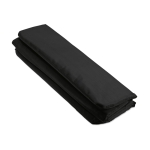 Foldable seat cushion in varied colours for events black colour second view