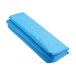 Foldable seat cushion in varied colours for events light blue colour second view