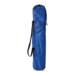 Folding camping chair made of polyester blue colour third view