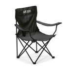 Folding camping chair made of polyester view with print area