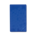 Credit card sized sweet dispenser with mints transparent blue colour