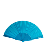 Paper fans in bright colours for summer events, printable view with print area