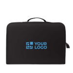 Document bag with a zipper for conferences and trade fairs view with print area