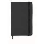 Notebook with lined pages for promotions, A6 black colour