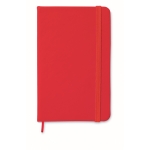 Notebook with lined pages for promotions, A6 red colour