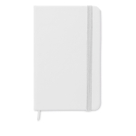 Notebook with lined pages for promotions, A6 white colour