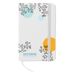 Notebook with lined pages for promotions, A6 white colour main view