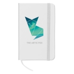 Notebook with lined pages for promotions, A6 white colour second main view