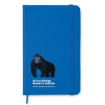 Notebook with lined pages for promotions, A6 royal blue colour main view