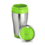 Thermal mug made from stainless steel, 455ml lime colour