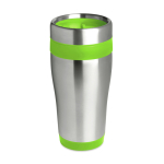 Thermal mug made from stainless steel, 455ml lime colour second view