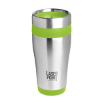 Thermal mug made from stainless steel, 455ml lime colour second main view