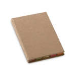 Sticky notes in various sizes in a recycled notepad beige colour