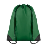 Drawstring bag in cool colours, made of 190T polyester green colour