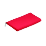 Foldable cooler bag with aluminimum interior for summer events red colour second view