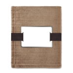 Cosy fleece blanket for promotions, 240 g/m2 khaki colour second view