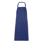 Cooking apron made from 100% cotton, 180 g/m2 blue colour second view