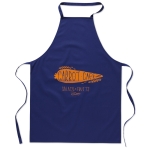 Cooking apron made from 100% cotton, 180 g/m2 blue colour main view