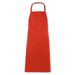 Cooking apron made from 100% cotton, 180 g/m2 red colour fourth view