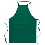 Cooking apron made from 100% cotton, 180 g/m2 green colour