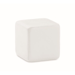 Anti-stress cube in bright colours white colour