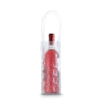 Transparent PVC wine cooler bag transparent colour third view