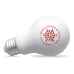 Anti-stress light bulb for advertising white colour second main view