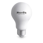 Anti-stress light bulb for advertising white colour main view