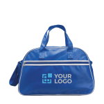 Bowling type travel bag, PVC with adjustable shoulder strap view with print area