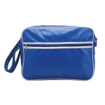 Cross-body travel bag made of PVC blue colour